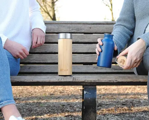 Stage lopen bij Retulp - bamboe fles en urban fles