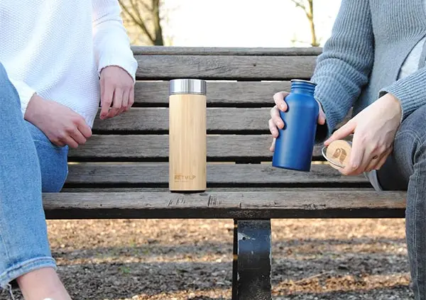 Stage lopen bij Retulp - bamboe fles en urban fles