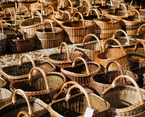 Photo Eco-friendly gift basket