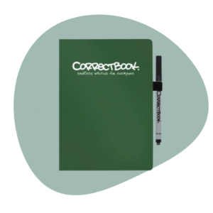 correctbook uitwisbaar notitieblok bedrukken