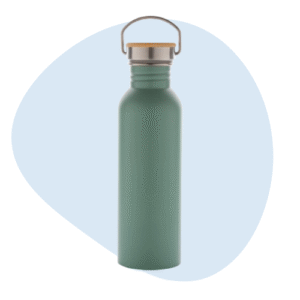 grote rvs drinkflessen bedrukken