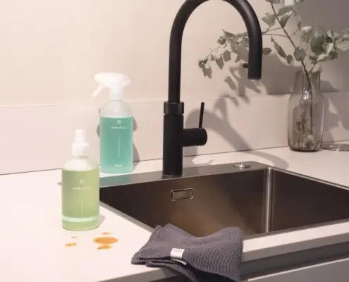 Photo cleaning bottles