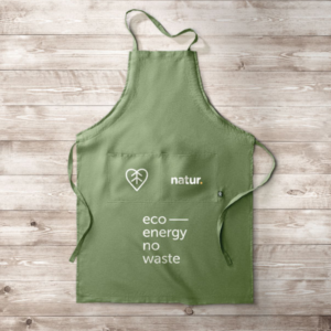 duurzaam keukenschort bedrukken relatiegeschenk