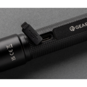 duurzame oplaadbare zaklamp bedrukken met logo