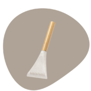 ijskrabber eco materiaal tarwestro bamboe