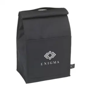 zwarte lunchbag bedrukken