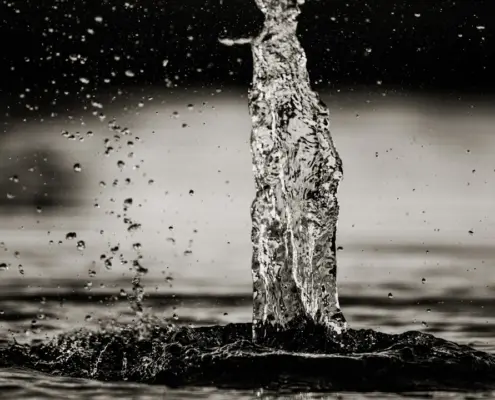 Photo waterflessen