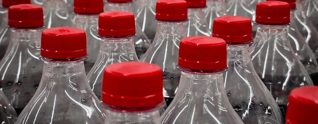 Photo plastic bottles