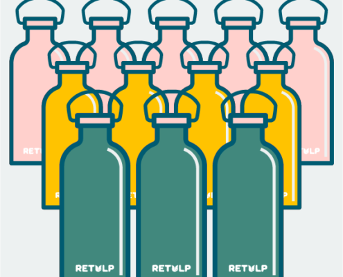 Retulp en pakketten als winkel of bedrijf inkopen