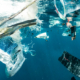 polluted sea ocean plastic