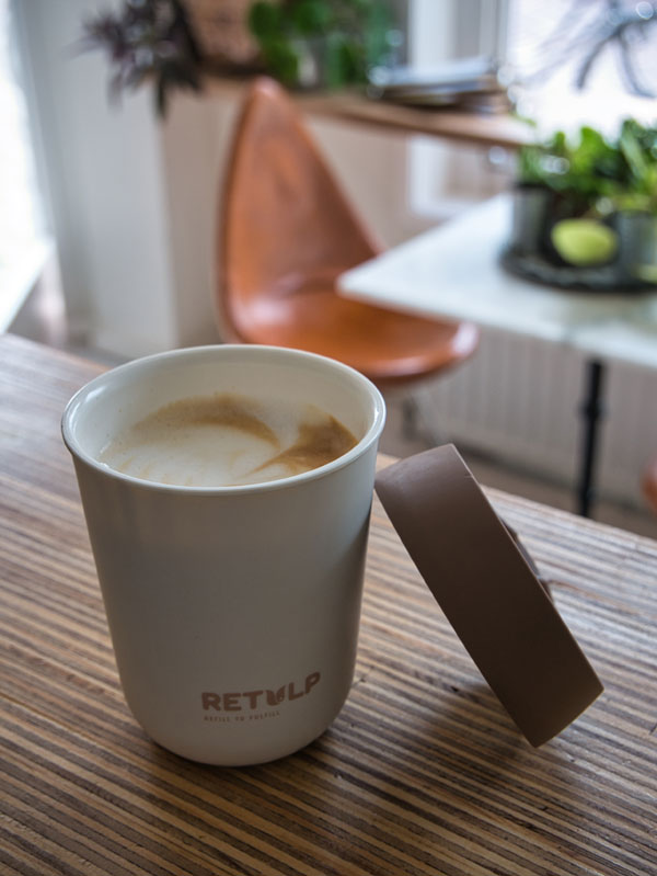 Retulp travel-cup koffie duurzaam
