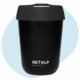 Retulp herbruikbare koffiebeker best getest SUP-wet Travelcup zwart met zwarte dop