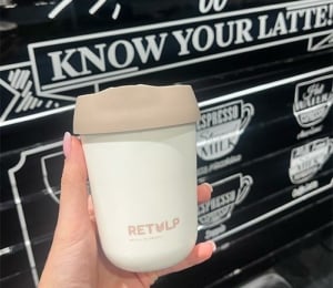 Retulp reisbeker herbruikbaar kantoor recycle