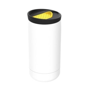 Mix & Match kleuren compacte beker - wit met geel