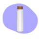 glazen waterfles 500 ml