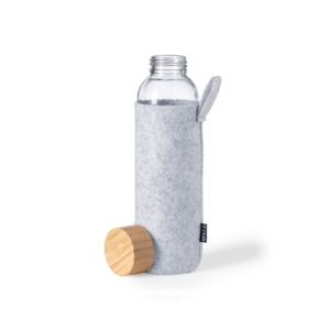 glazen fles white label