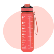 motivatie waterfles 1 liter