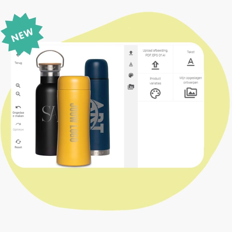 Logo tool - gele fles