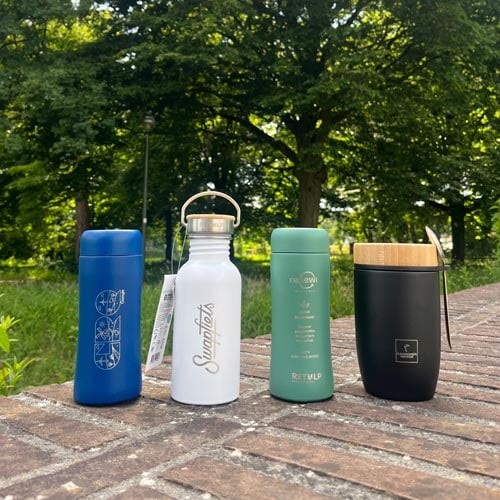 Retulp foto graveringen tumbler bekers foodpod