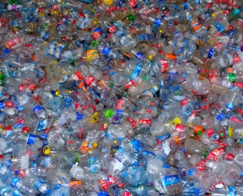 Photo BPA in plastic bottles