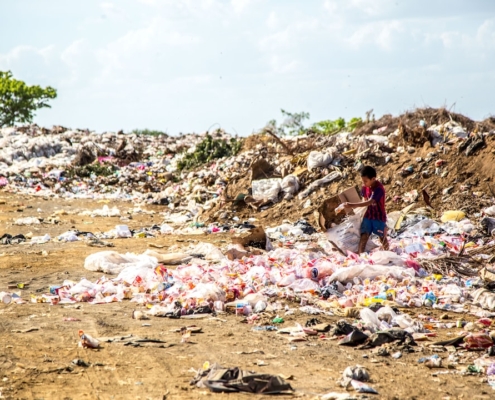 Photo plastic waste