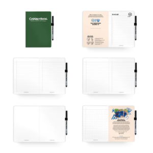 correctbook uitwisbaar notitieblok bedrukken