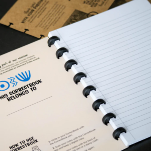 uitwisbaar notitieboekje correctbook