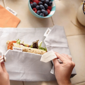 bio herbruikbare lunchzakjes bedrukken