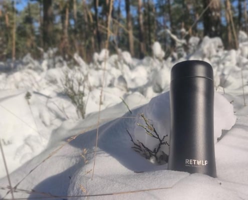 Alcoholvrije Glühwein warm houden in je tumbler