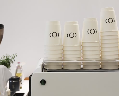Photo sustainable office drinks
