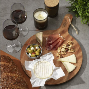 ronde borrelplank graveren eindejaarsgeschenk