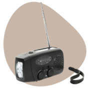 noodradio zaklamp zonne-energie zakelijk