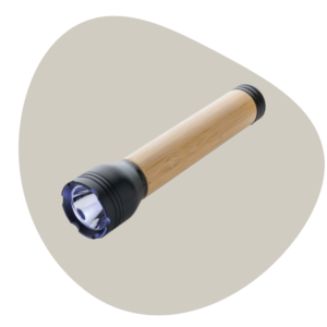 bamboe oplaadbare zaklampen bedrukken