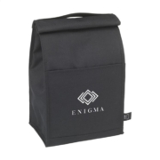 zwarte lunchbag bedrukken