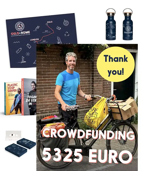 Retulp Paus Plastic soup surfer crowdfunding merchandise