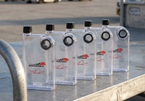 retulp avia partner waterflessen bedrukken