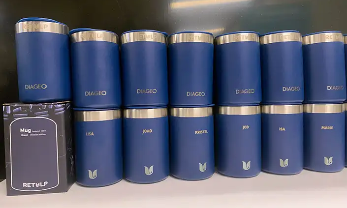 Merchandise onboarding Retulp voornamen bedrukken webshop