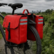 Retulp grote dubbele fietstas brandweerslangen
