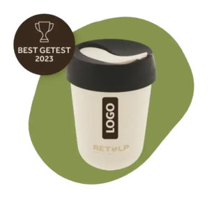 luxe koffiebekers black BEST-GETEST logo